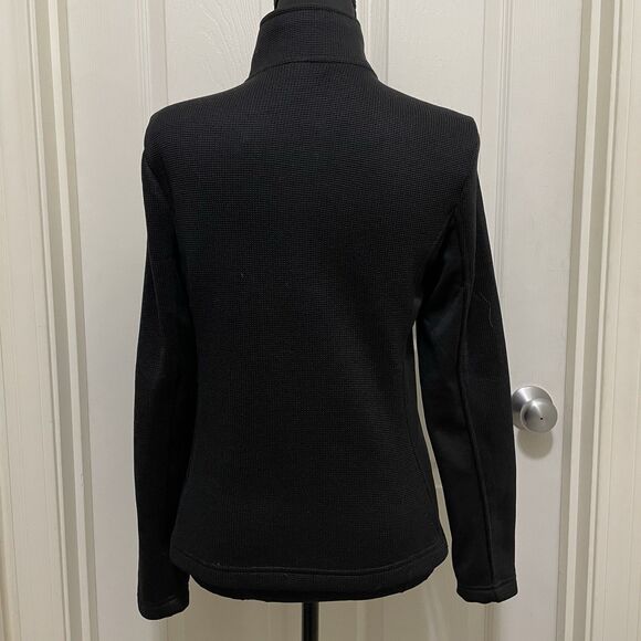 Spyder Encore Full Zip Fleece-Jacket Women's Small Black Lightweight - Picture 3 of 8